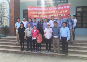 CLB Doanh nhân họ Bùi tỉnh Vĩnh Phúc hỗ trợ bà con họ Bùi bị sạt lở do mưa lũ tại Tân Lạc – Hòa Bình
